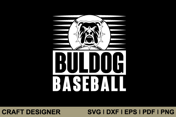 Download Buldog Baseball Svg Printable Cut File - Svg Collection